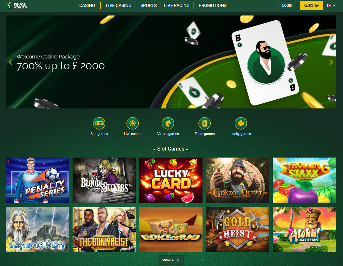 Exploring Bruce Pokies Online Casino UK